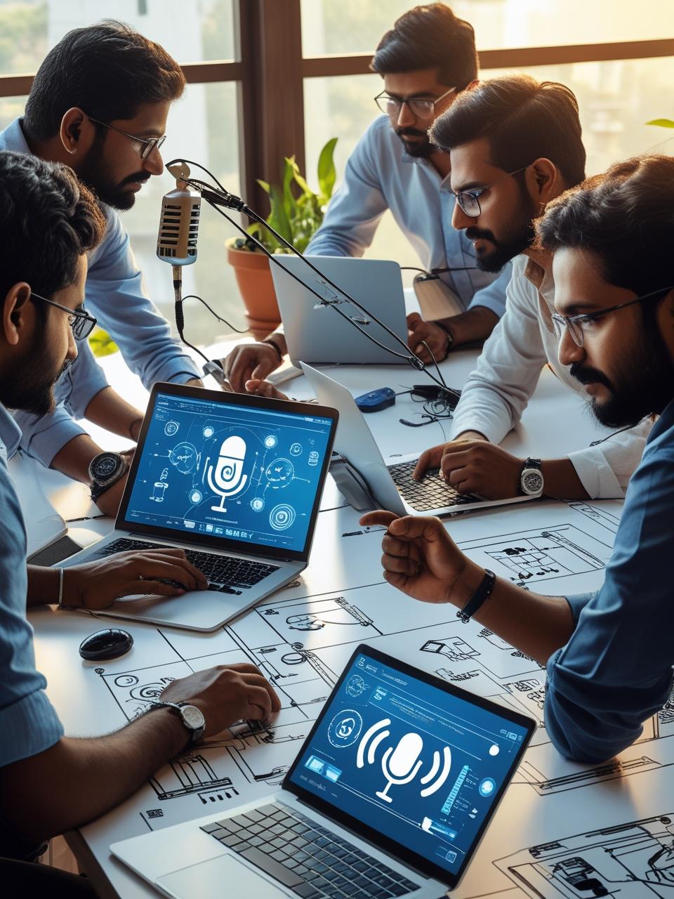 Zencia Echo team developing voice AI technology in Lucknow